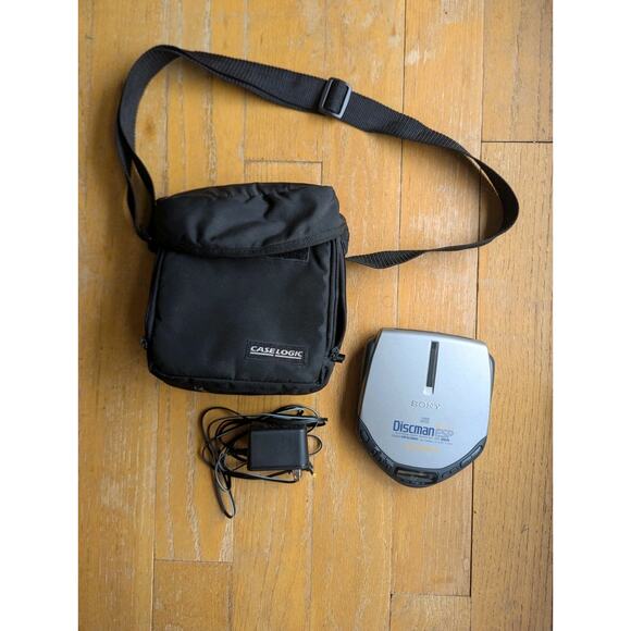 Sony Discman D-E301 CD Player ESP Mega Bass Heat Resistant Lid - Tested W/ Case - Picture 1 of 7